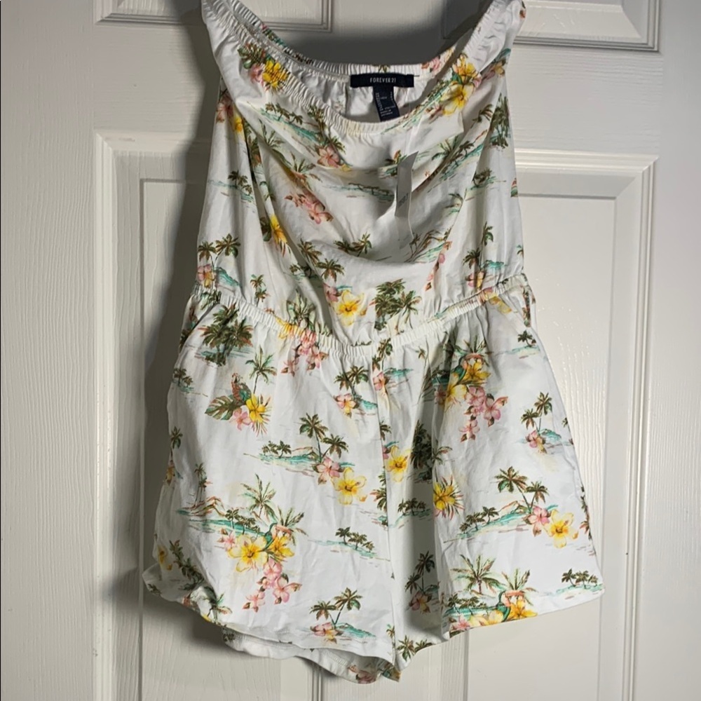 Floral Print Romper - Picture 5 of 6
